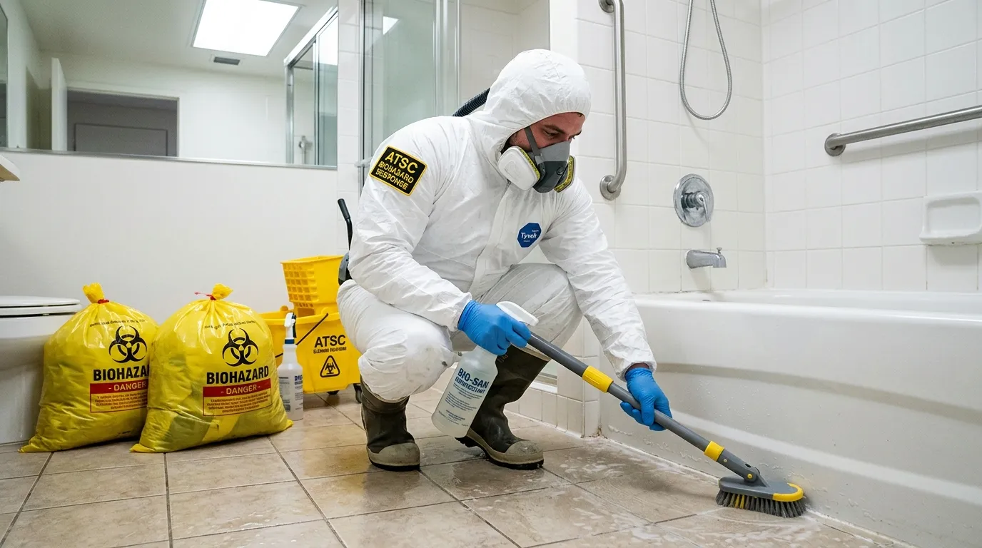 Decontamination equipment deployed for Blood Cleanup in Kenneth City